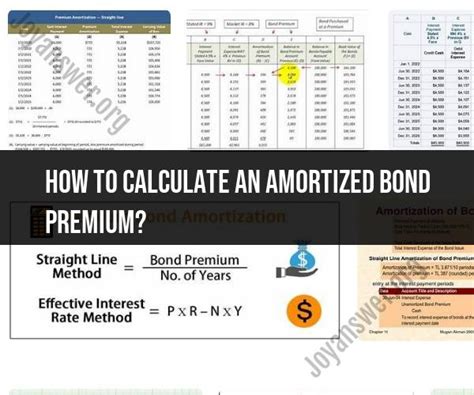 calculate bond premium amortization.